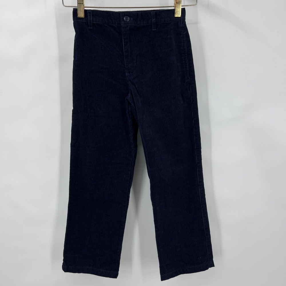 Hartstrings Navy Blue Corduroy Adjustable‎ Pants Boys Unisex Size 7 NWT